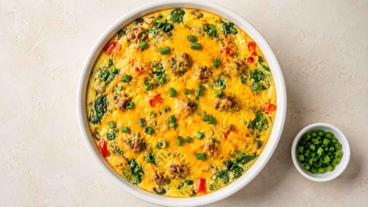 High Protein Baked Egg Bowl
