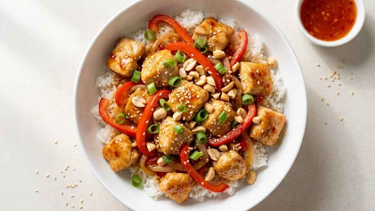 Sweet Chili Chicken Rice Bowl