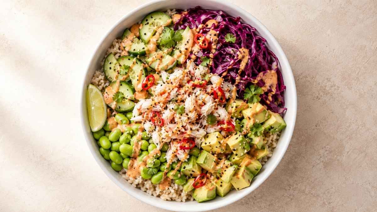 Crab Sushi Bowl