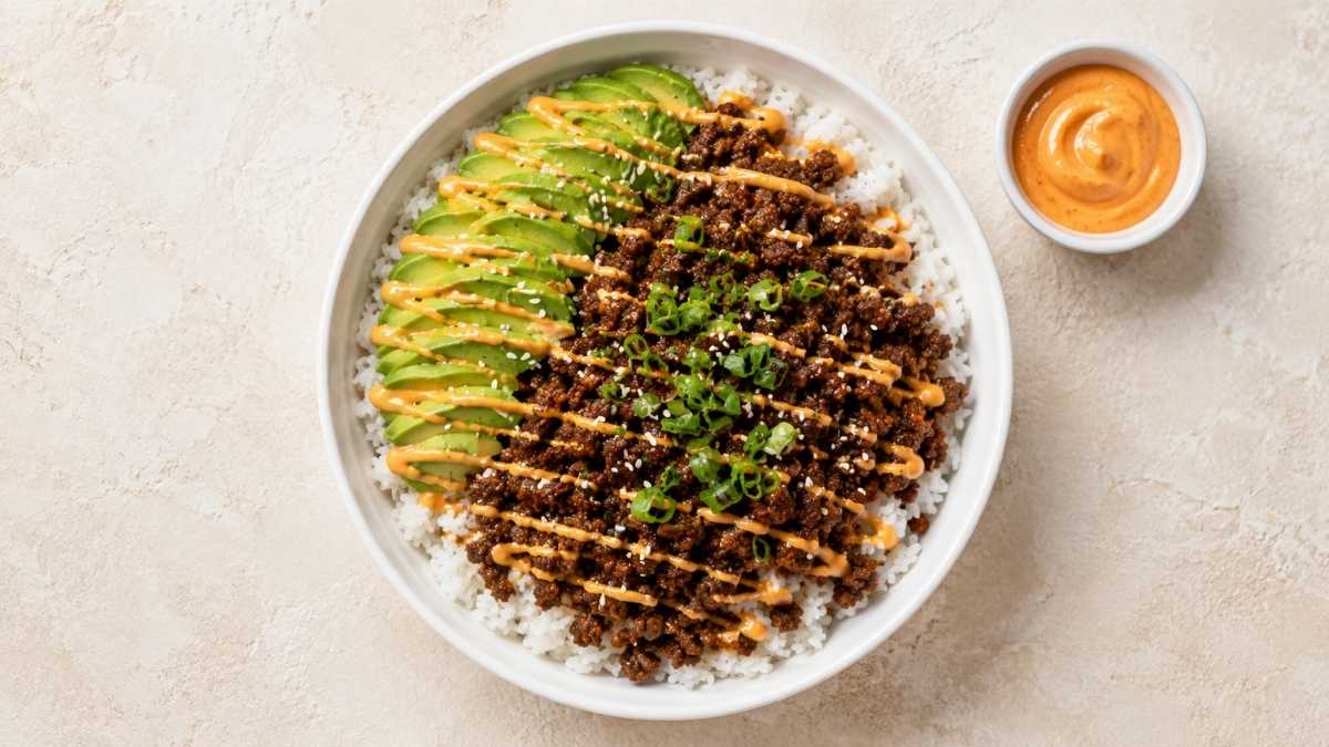 Easy Beef Rice Bowl