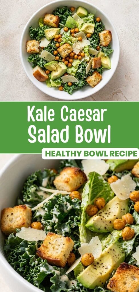 Pinterest-Pin-Kale-Ceasar-Salad Bowl