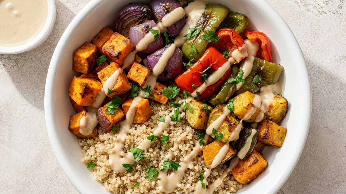Roasted Vegetable Quinoa Bowl
