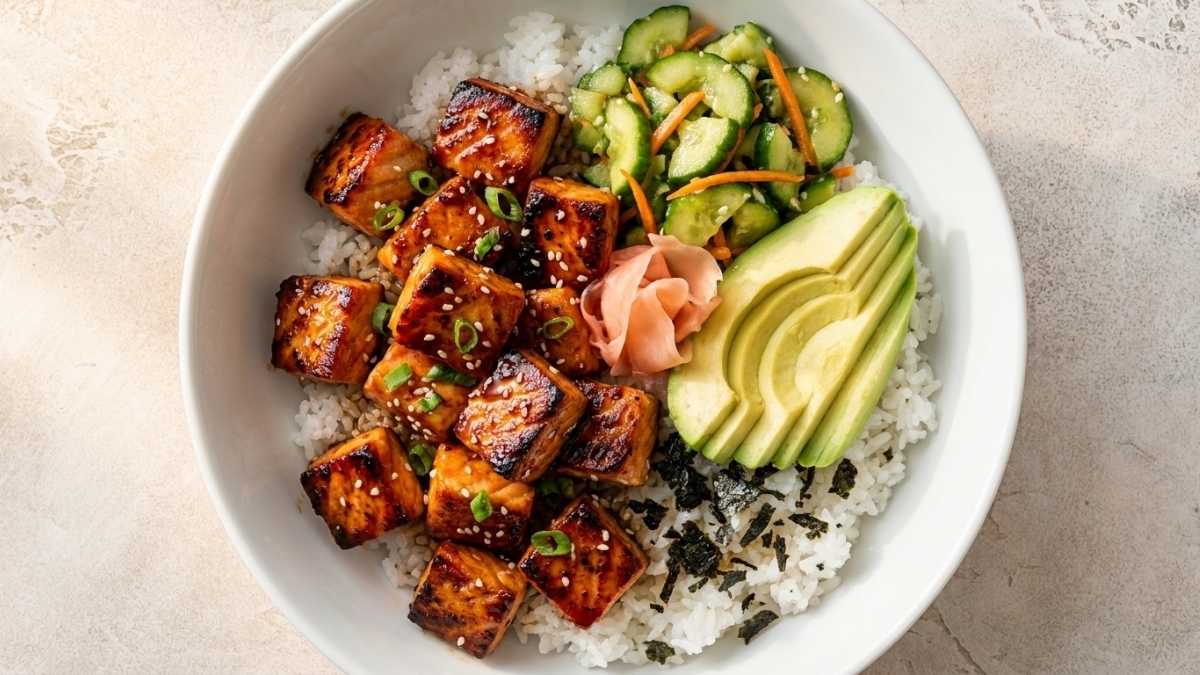Easy Salmon Sushi Bowl
