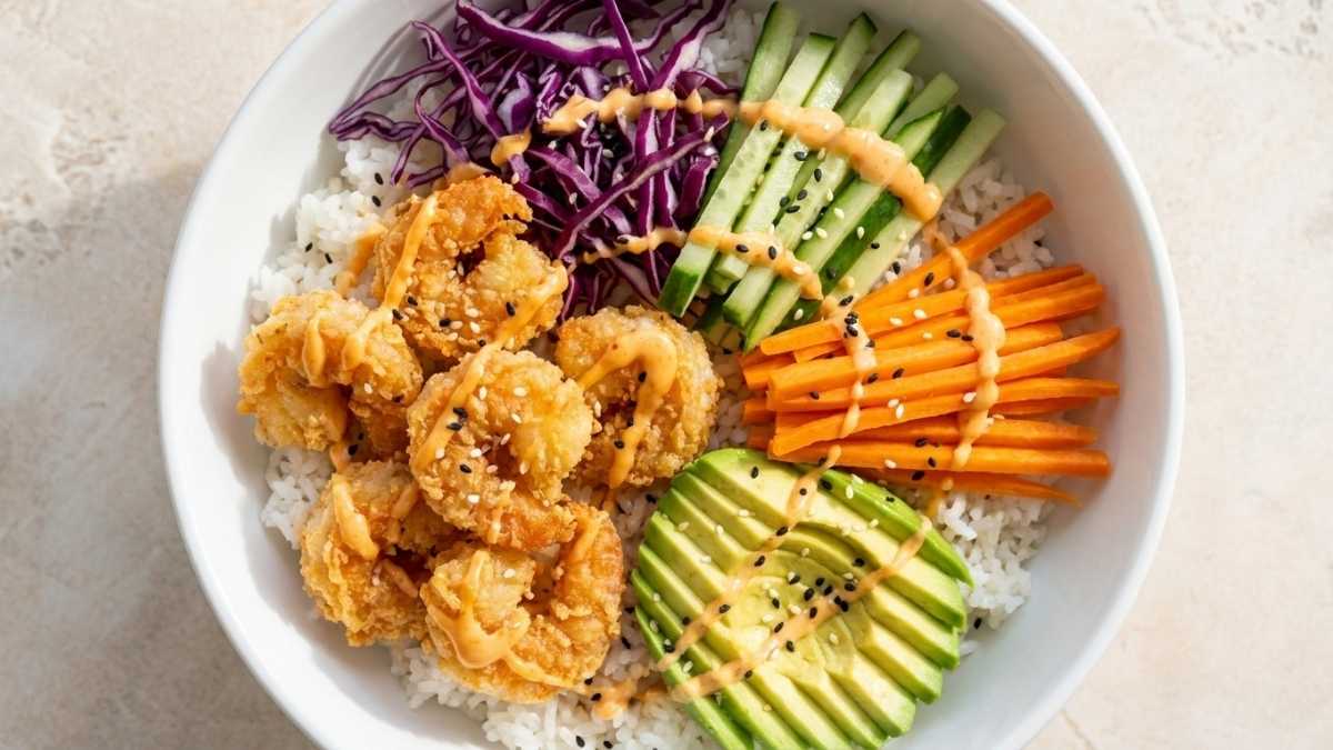 Shrimp Sushi Bowl